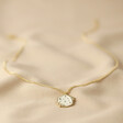 Full Length White Enamel Celestial Bee Pendant Necklace in Gold