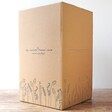 Box Packaging of the Sympathy Dried Flower Bouquet Standing Up