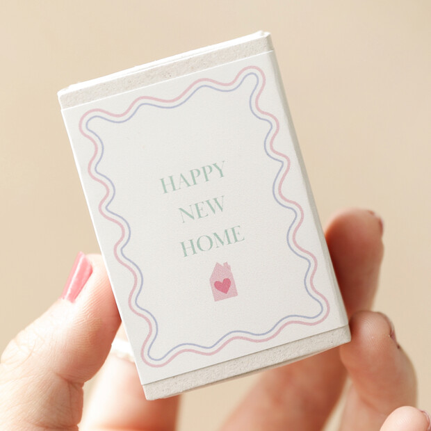 Happy New Home Tiny Matchbox Dried Flower Posy Happy New Home Tiny Matchbox Dried Flower Posy