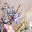 Close Up of Details of Rustic Dried Flower Bouquet
