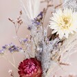 Pampas Grass on the Rustic Moon Dried Flower Wreath with Crystal