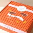 Closed Personalised Make Your Own Chocolate Orange Cocktails Kit Box on Pink Surface