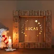 Lisa Angel Personalised Fill Your Own Wooden Stars Advent Calendar Light Box