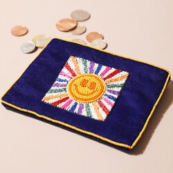My Doris Rainbow Smiley Coin Purse