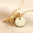 Lisa Angel Ladies' Personalised Gold T-Rex Necklace