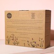 Back of Beeble Hot Toddy Gift Box packaging