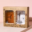 Beeble Hot Toddy Gift Box in packaging against neutral coloured background