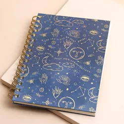 Blue Starry Night Lined Notebook
