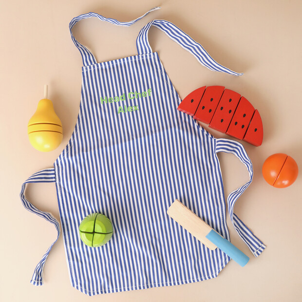 Personalised Cutting Fruit Chef Toy Set