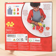 Back of Personalised Cutting Fruit Chef Set Game box