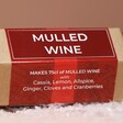 Close up of front of packaging on Green Cuisine Mulled Wine Christmas Cracker