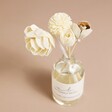 Top View of The Candle Brand Ylang Ylang and Sandalwood Diffuser on Beige Background