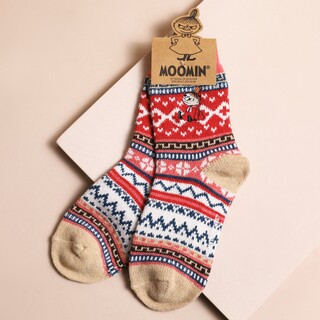 House of Disaster Moomin Fair Isle Little My Socks