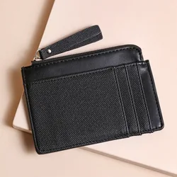 Vegan Leather Card Holder in Black