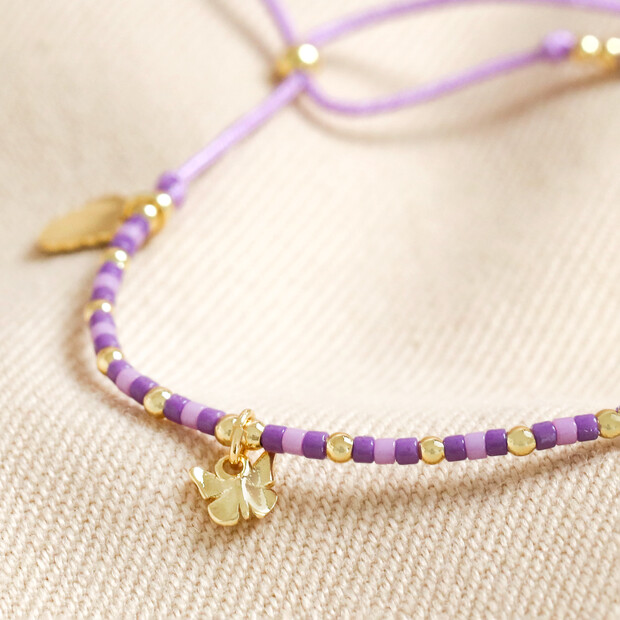 Estella Bartlett Butterfly Charm Bracelet in Gold