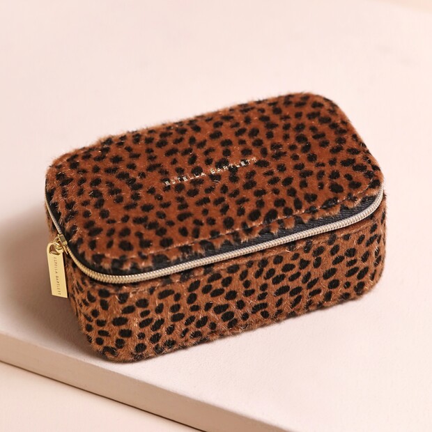 Estella Bartlett Mini Jewellery Box in Animal Print Estella Bartlett Mini Jewellery Box in Animal Print