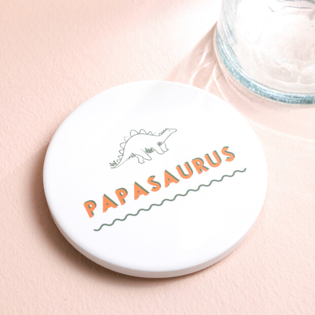 Papasaurus Organic Shape Coaster