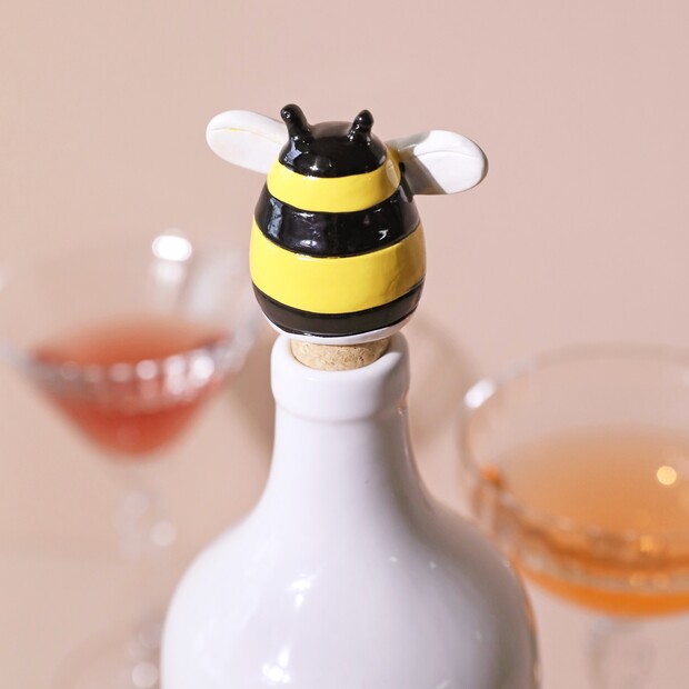 Bee Lover Gift, Bee Bottle Stopper