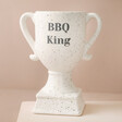 Personalised Ceramic Speckled Trophy Reading BBQ King