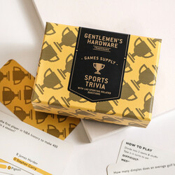 Gentlemen's Hardware Sports Trivia Card Game