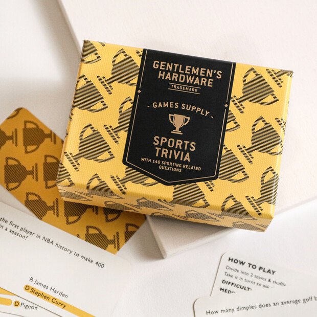 Gentlemen's Hardware Sports Trivia Card Game Gentlemen's Hardware Sports Trivia Card Game