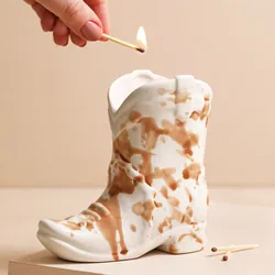 Paddywax Desert Peach Cowboy Boot Candle