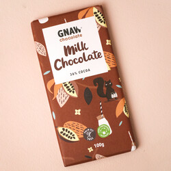100g Bar of Gnaw Milk Chocolate