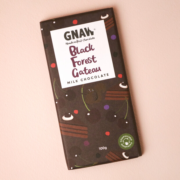 Gnaw Black Forest Gateau Milk Chocolate Gnaw Black Forest Gateau Milk Chocolate