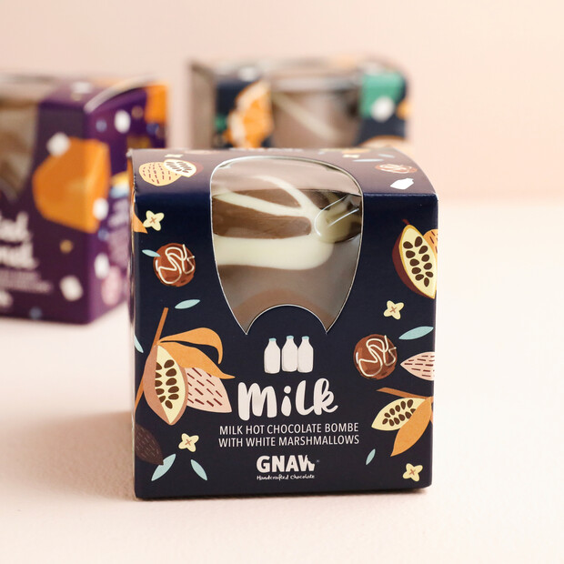 Gnaw Milk Hot Chocolate Bombe