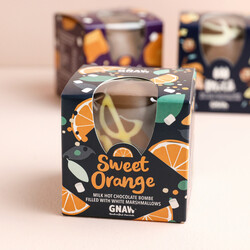 Gnaw Sweet Orange Hot Chocolate Bombe