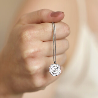 Stainless Steel Pisces Pendant Necklace