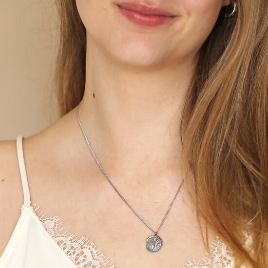 Stainless Steel Scorpio Zodiac Pendant Necklace 