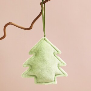 Plush Green Christmas Tree Hanging Decoration