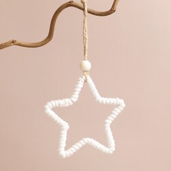 Woven Rope Star Hanging Decoration