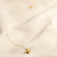Lisa Angel Delicate Delicate Tiny Gold Bumblebee Pendant Necklace