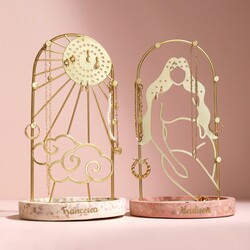Personalised Jewellery Stand with Terrazzo Base