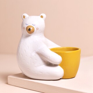 Ceramic Bear Hug Planter