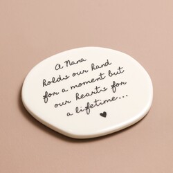Nana Quote Ceramic Coaster