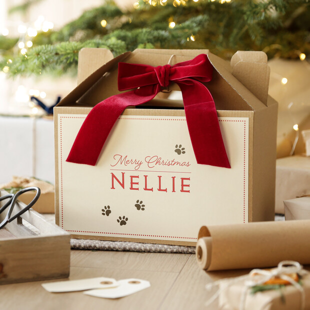 Personalised Pet Christmas Gift Box Personalised Pet Christmas Gift Box