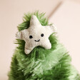 Close up of star on top of Jellycat Amuseable Nordic Spruce Christmas Tree Soft Toy 