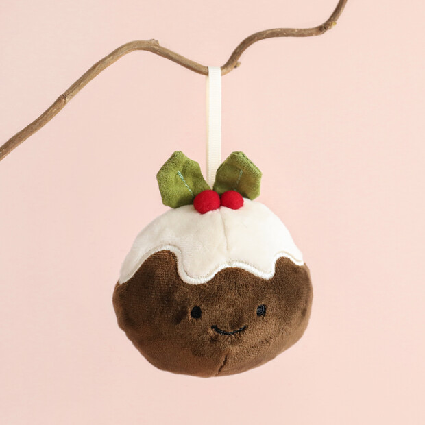 Jellycat Festive Folly Christmas Pudding Jellycat Festive Folly Christmas Pudding