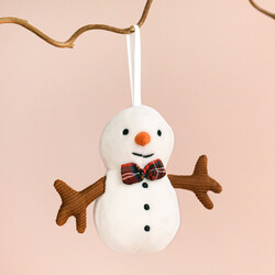 Jellycat Plush Festive Folly Snowman Decoration