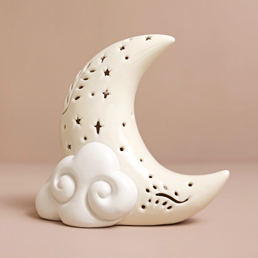 Ceramic LED Celestial Moon Light | Homeware | Lisa Angel