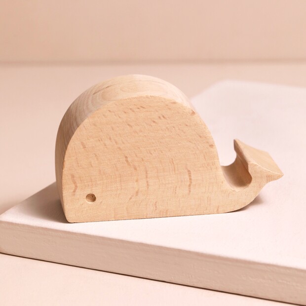 Wooden Whale Phone Holder Wooden Whale Phone Holder