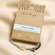 Throat Chakra Charm Bracelet in Gold in Packaging