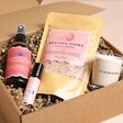 Restful Night Gift Set Open with Products in Packaging