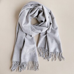 Personalised Embroidered Initials Cashmere Blend Scarf