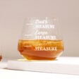 Engraved 'Your Measure' Whisky Glass