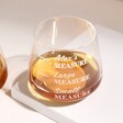 Engraved 'Your Measure' Whisky Glass Picture taken from top