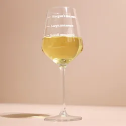 Personalised Your Measure Wine Glass